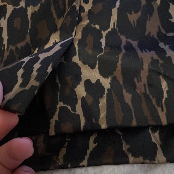 Guess Leapord Print Strapless Evening Party Dress - Picture 9 of 9